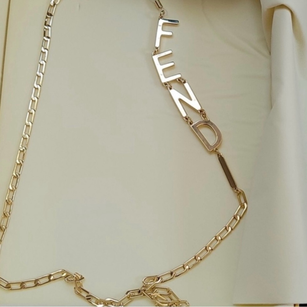 FENDI Necklace/Belt Figaro Chain - Picture 13 of 14